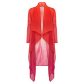 ALQUEMA |  COLLARE COAT & DRESS - FLAME TO BEET